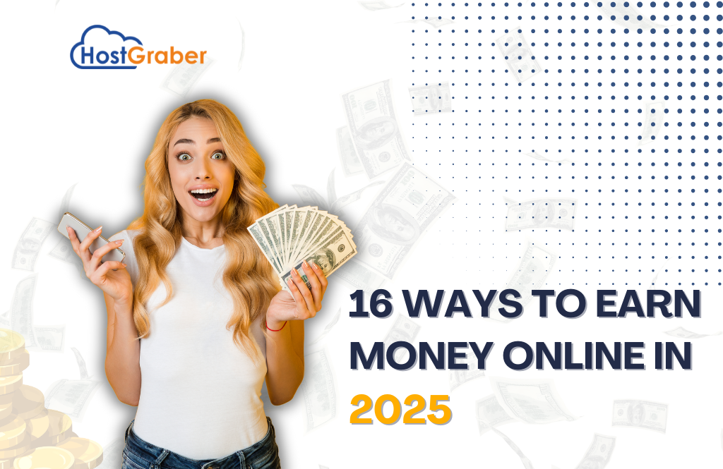 banner image for blog titled 16 Ways to Earn Money Online in 2025