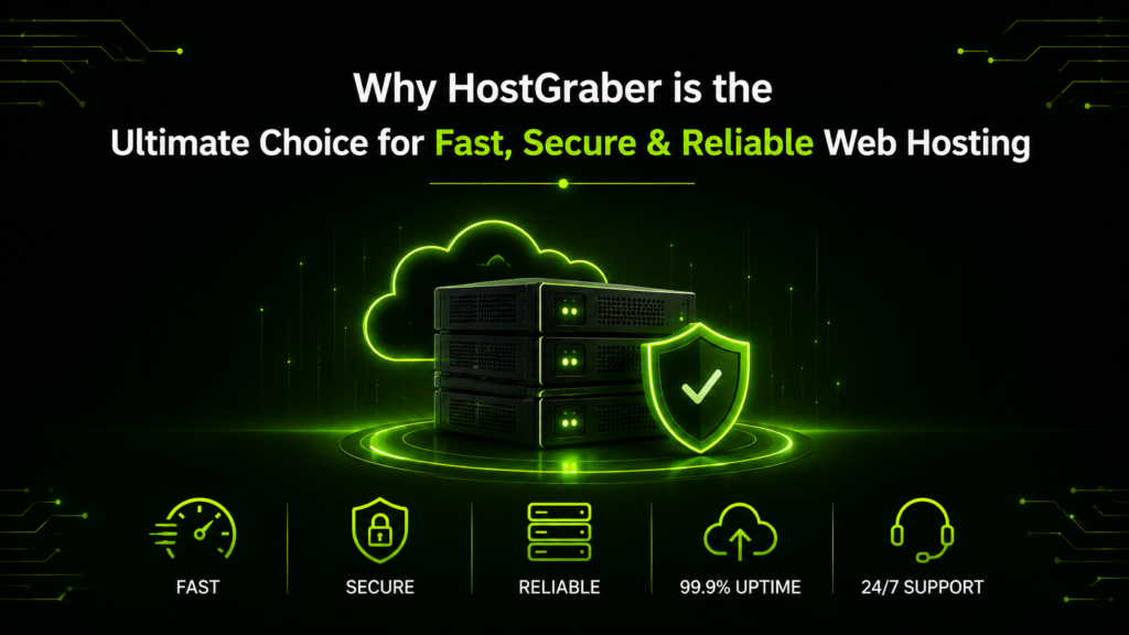 Secure cloud servers with a security shield, representing fast performance, reliable infrastructure, and protected web hosting services.