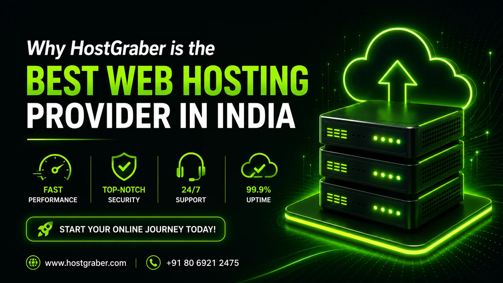 Why HostGraber is the Best Web Hosting Provider in India – Fast, Secure & Reliable Web Hosting