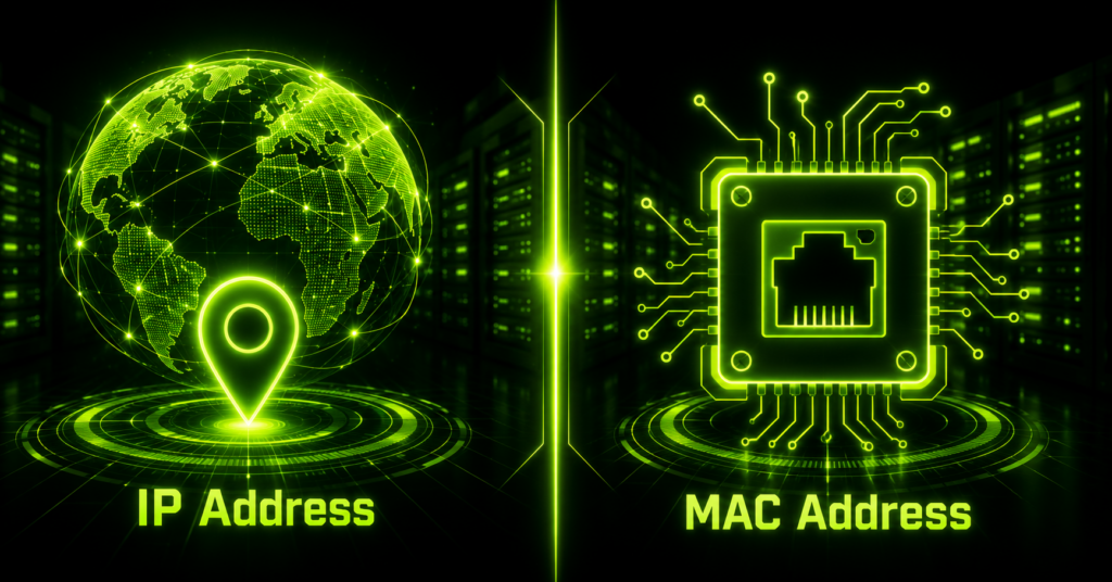 Learn the difference between IP Address and MAC Address in this complete 2026 guide. Understand how they work, their key differences, networking roles, and why both are essential for internet communication.