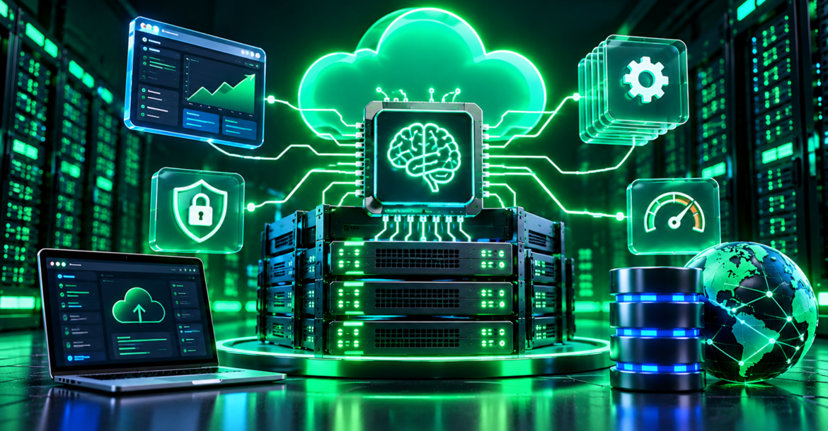 Data center trends 2026: high-density AI server racks with liquid cooling